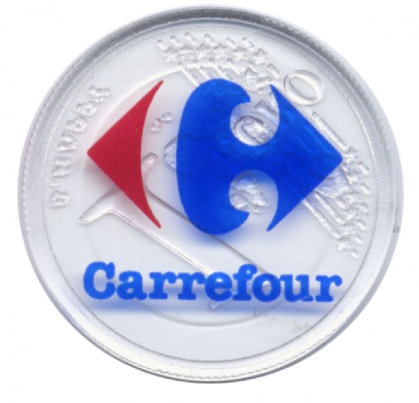 Carrefour Plastic coin